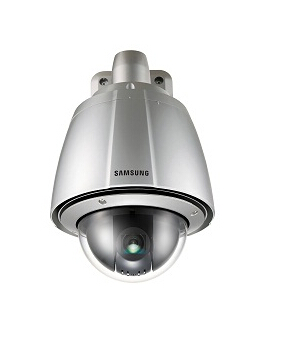 三星 1/4" 4CIF 30x寬動態(tài)網(wǎng)絡室外快球攝像機  SNP-3301HP